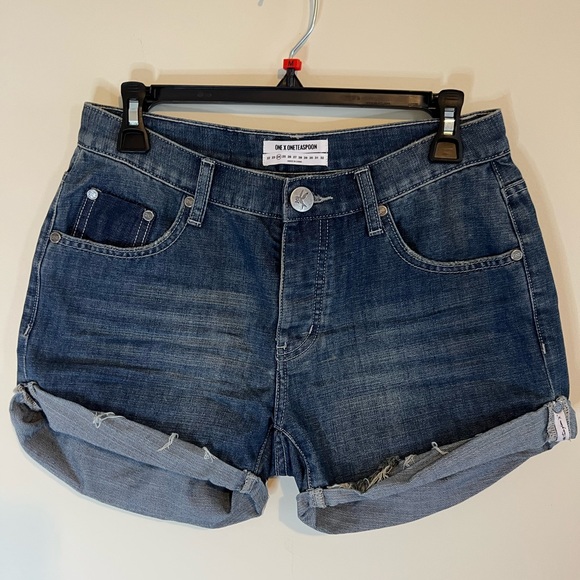 One Teaspoon Denim Shorts size 24 - Picture 1 of 6